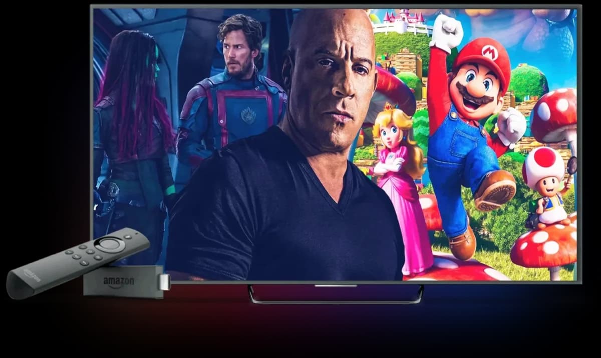 An IPTV subscription channel guide open on a UK smart TV